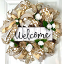 Neutral Everyday Farmhouse Wreath / with options