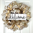 Neutral Everyday Farmhouse Wreath / with options
