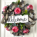 Everyday Peony Wreath with color options