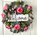 Deluxe Peony Wreath / Everyday Wreath with color options