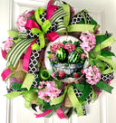 Hydrangea Watermelon Wreath