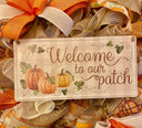 Pumpkin Kisses Fall Wreath