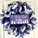 Christmas Nativity Wreath , Holy Family | Choose Pre-lit or Non-lit Option