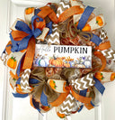 Rustic Farmhouse Pumpkin Wreath