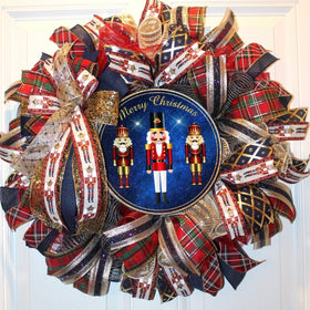 Nutcracker Wreath with options