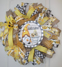 Gnome Bee Wreath for Summer