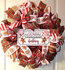 Christmas Gingerbread Bakery Wreath