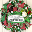 Summer Wreath, Golf wreath, Gift for Dad, Fathers Day, Handmade gift