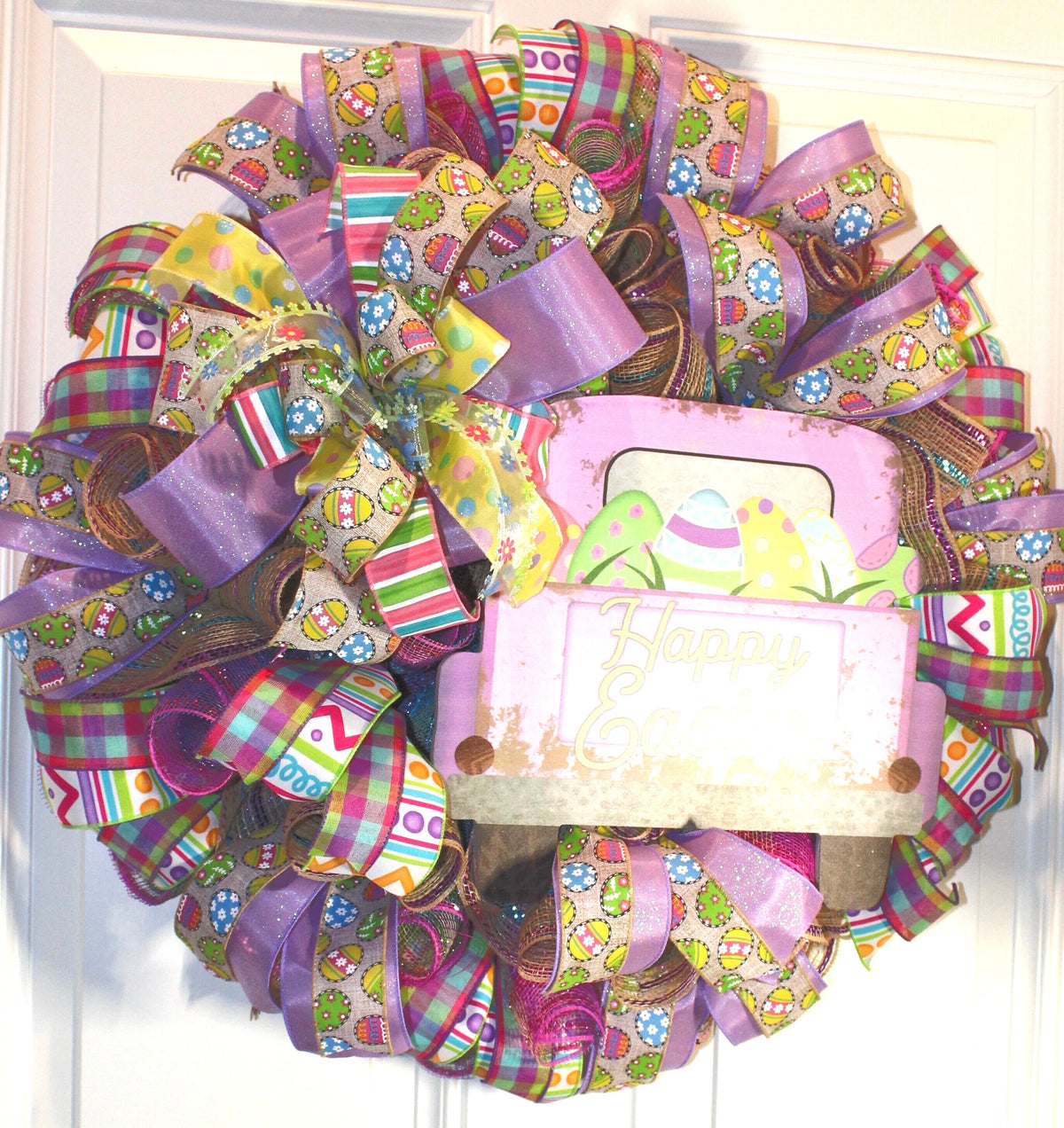 Easter Truck Wreath