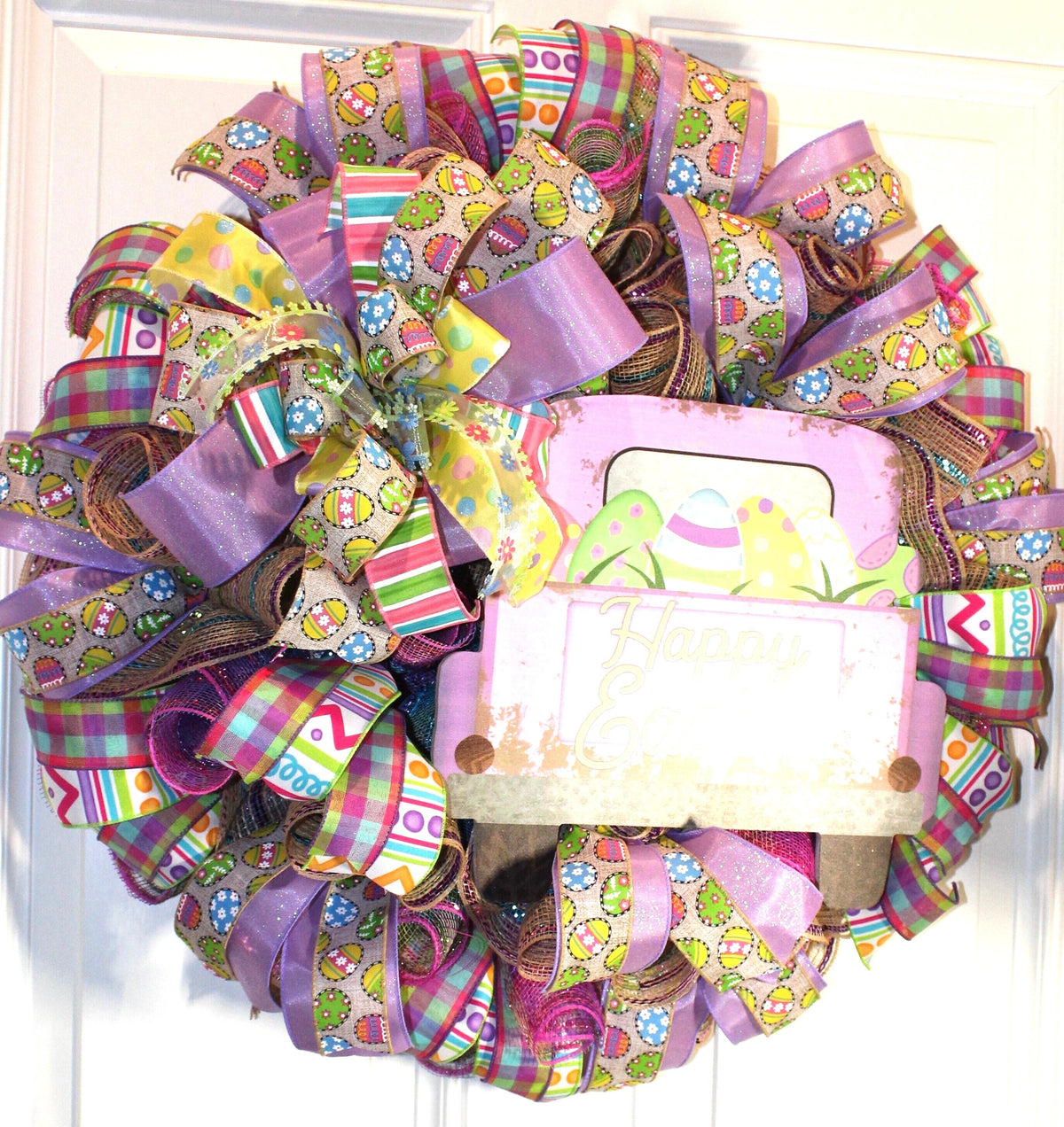 Easter Truck Wreath
