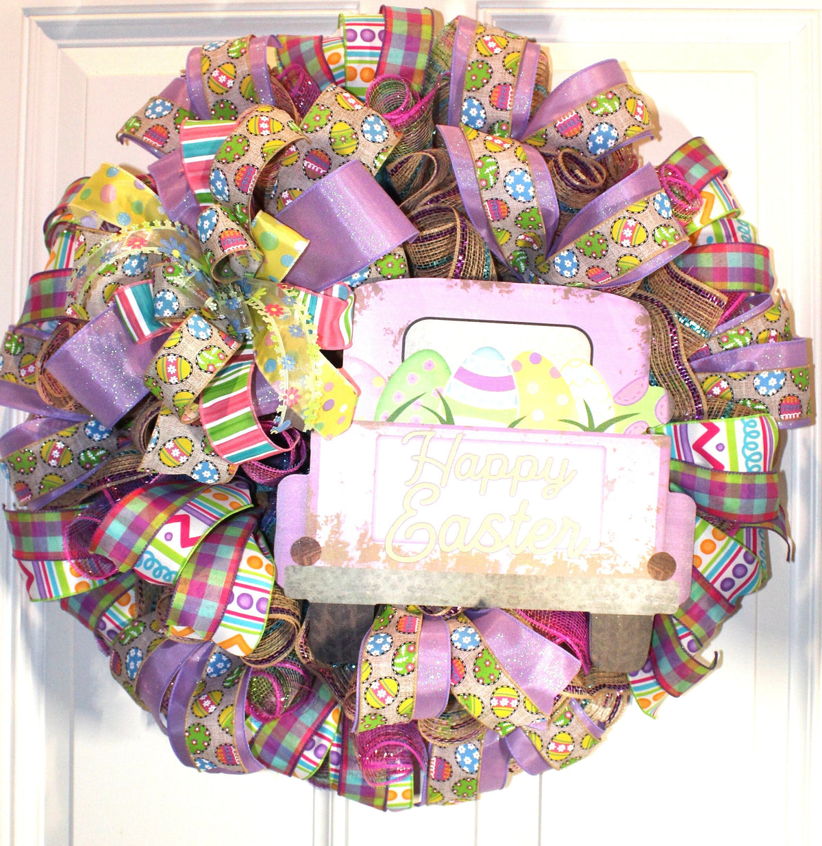 Easter Truck Wreath