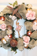 Ballerina Princess Wreath, Little Girl Christmas Wreath