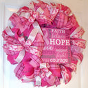 Breast Cancer Survivor Wreath - Gift