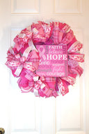 Breast Cancer Survivor Wreath - Gift
