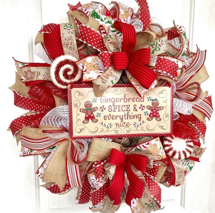 Christmas Wreath, Gingerbread Bakery