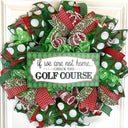 Summer Wreath, Golf wreath, Gift for Dad, Fathers Day, Handmade gift