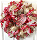 Valentines Day Wreath, Box of Chocolate Wreath, Chocolate Wreath, Valentine Candy, Gift for her