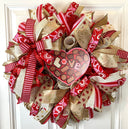Valentines Day Wreath, Box of Chocolate Wreath, Chocolate Wreath, Valentine Candy, Gift for her