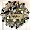 XL Summer Wreath, Farmhouse, Gift for Nurse, Dog Kisses, Farmhouse All Season Wreath, Spring Wreath, Summer Deco Mesh