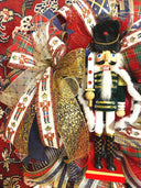 Nutcracker Wreath, Christmas Wreath, Nutcracker Decor, deco mesh wreath, Winter wreath
