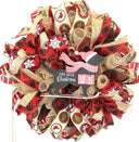 Dog Christmas Wreath, Countdown to Christmas, Dog Lover wreath, Farmhouse Christmas Wreath for front door, Black Lab