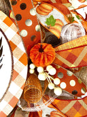 Large Fall Wreath, Pumpkin Spice, Traditional Autumn