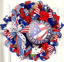 Patriotic Poppy Wreath