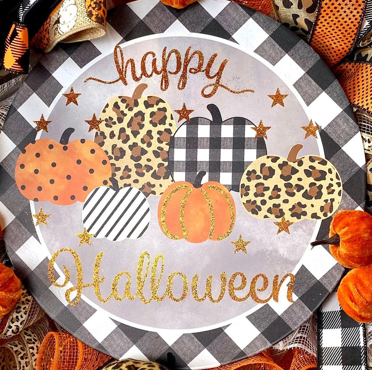 Halloween Decor, Pumpkin, Fall Wreath, Autumn, Home Decor