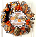 Whimsical Halloween Dog Wreath