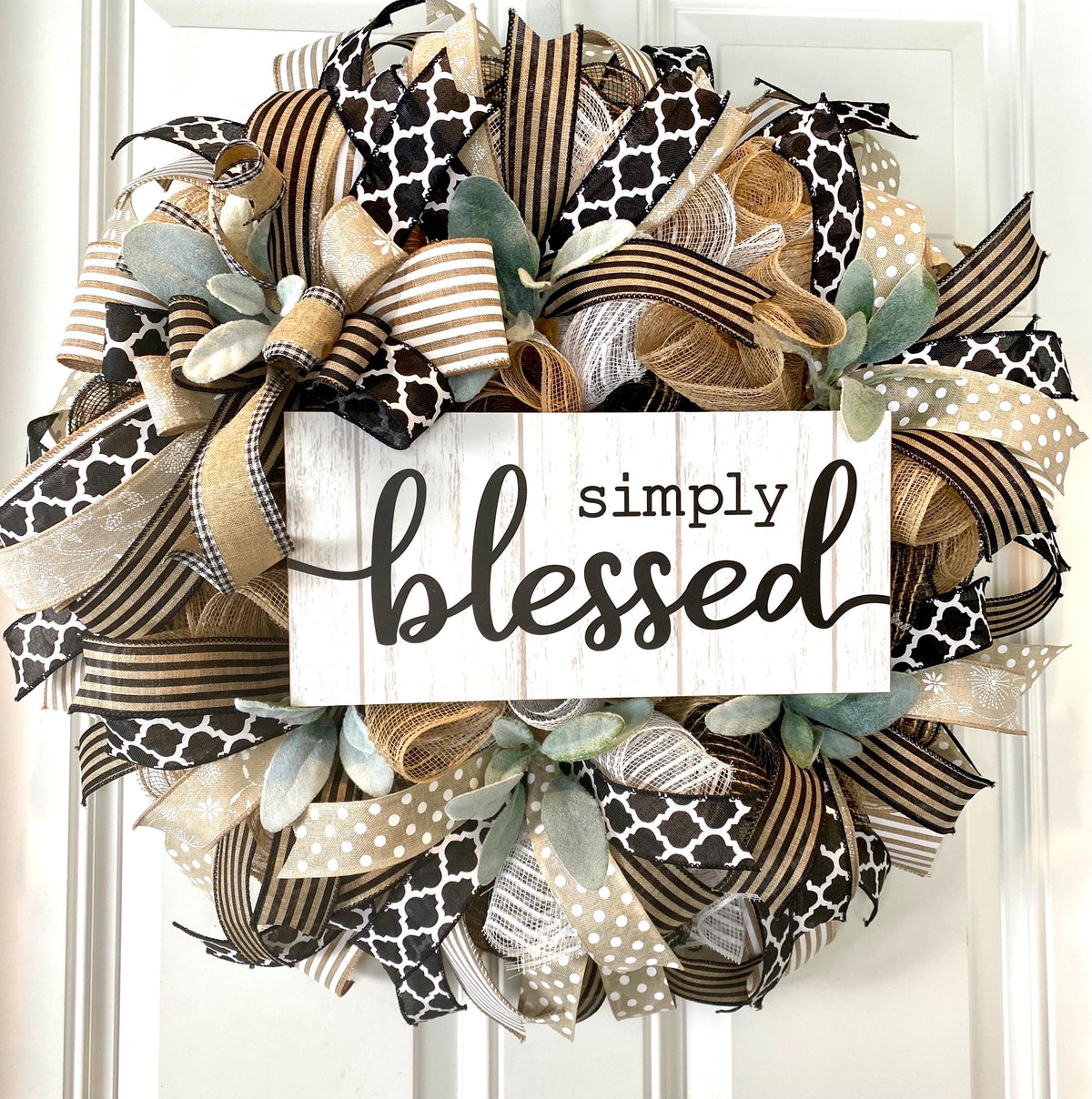 Farmhouse Wreath, Church, Amazing Grace Christian Decor, Summer Wreath Front Door, Farmhouse All Season Wreath, Summer