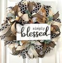 Farmhouse Wreath, Church, Amazing Grace Christian Decor, Summer Wreath Front Door, Farmhouse All Season Wreath, Summer