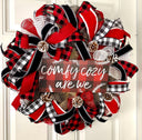 Buffalo Check Christmas Wreath: Cozy Winter Holiday Decor