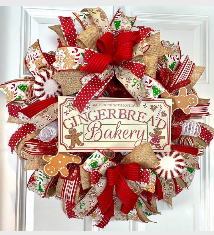 Christmas Wreath, Gingerbread Bakery