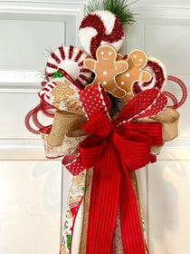 Gingerbread Tree Topper to match wreath