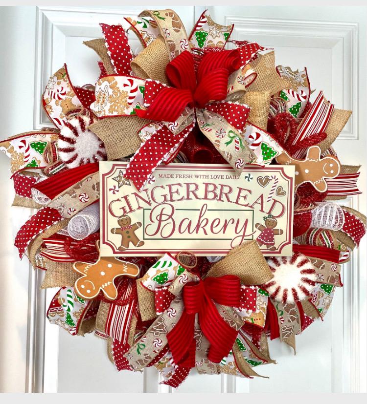 Christmas Wreath, Gingerbread Bakery