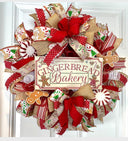Christmas Wreath, Gingerbread Bakery