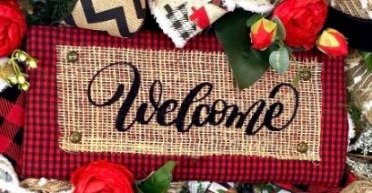 Buffalo Check Christmas Wreath: Cozy Winter Holiday Decor