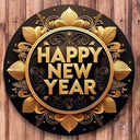 Elegant New Years Wreath, Happy New Year Party Decor, Wreath for front door, New Years Party Decor, Double Door