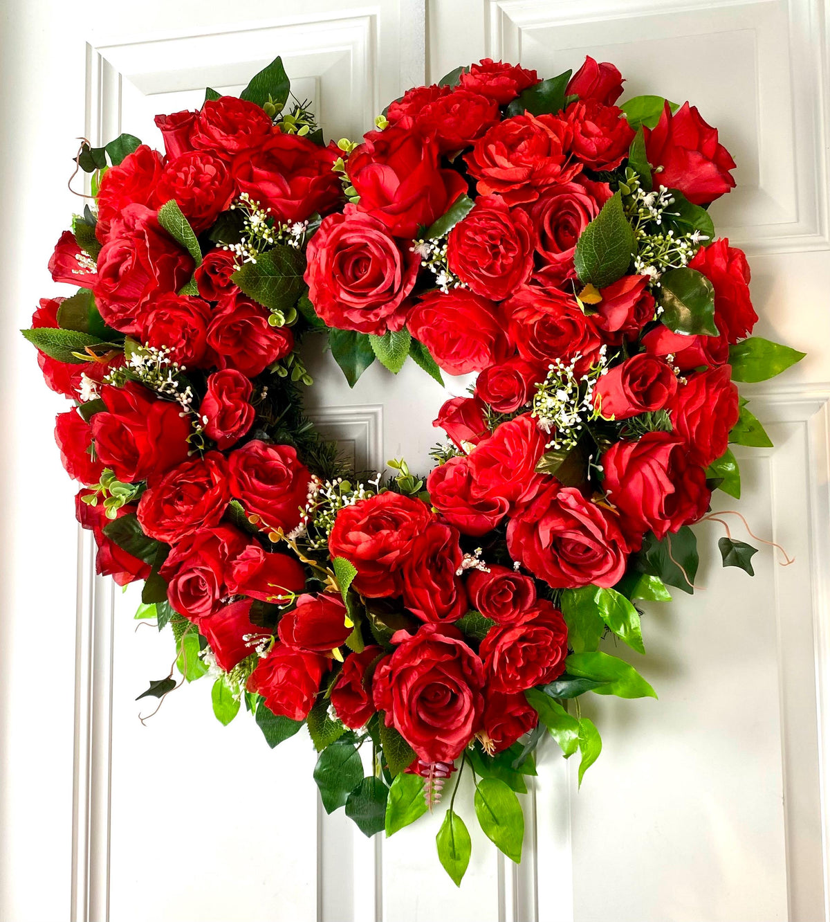 Valentine Day Wreath, Valentine Wreath, Heart Wreath, Pink & Red Wreath, Front Door Valentine Wreath, Double Doors