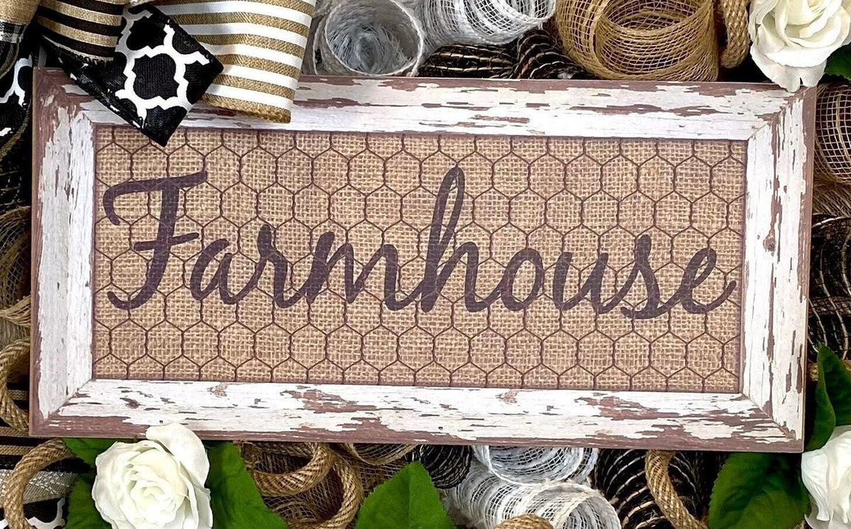 Everyday Summer Wreath, Farmhouse Decor, Front Door, Farmhouse All Season Wreath, Spring Wreath, Summer Deco Mesh