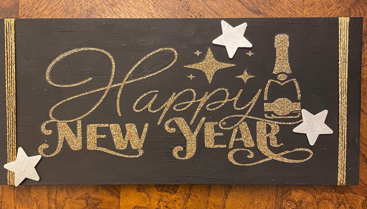 Elegant New Years Wreath