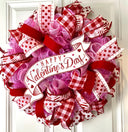Elegant Valentine Wreath: Rose Decor, Romantic Gift