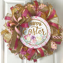 Elegant Easter Wreath, Spring Floral Decor for front door