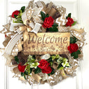 Everyday Wreath Front Door, Rose Wreath, Farmhouse Wreath for Every Season, Spring Wreath, Summer Deco Mesh, color options available