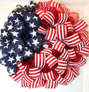 Shimmer Patriotic Wreath / American Flag