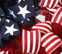 Shimmer Patriotic Wreath / American Flag