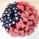 Shimmer Patriotic Wreath / American Flag