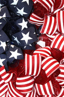 Shimmer Patriotic Wreath / American Flag