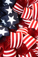 Shimmer Patriotic Wreath / American Flag