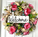 Everyday Wreath / Peony Farmhouse Wreath